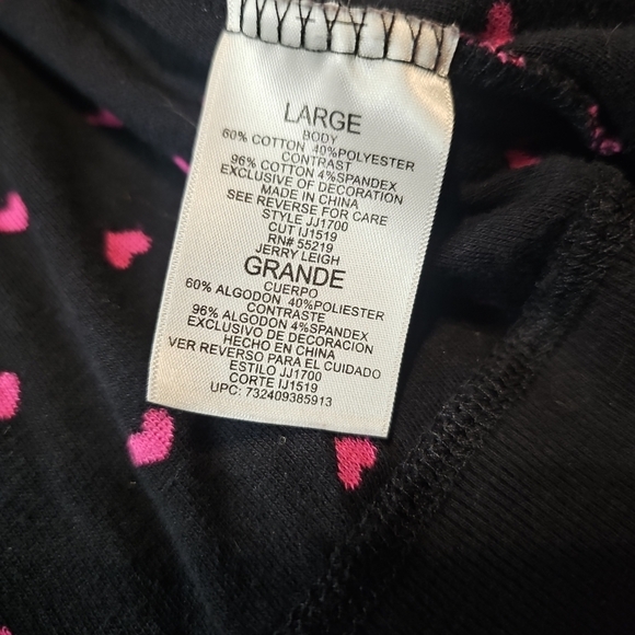 Abbey Dawn Pink and Black Striped Kids Hoodie - Picture 10 of 16